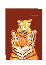 Load image into Gallery viewer, Tiny Tiger New Baby Greetings Card