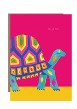 Load image into Gallery viewer, Tortoise Thank you Greetings Card