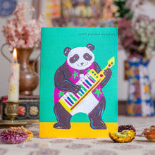 Load image into Gallery viewer, panda birthday card