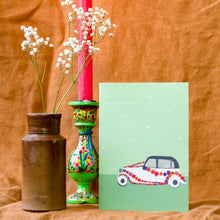 Load image into Gallery viewer, Wedding Flower Car greetings card