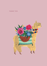 Load image into Gallery viewer, Alpaca Thank you Greetings Card