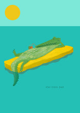 Load image into Gallery viewer, Croc Dad Stay Cool Greetings Card
