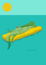 Load image into Gallery viewer, Croc Dad Stay Cool Greetings Card