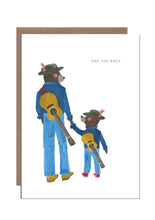 Load image into Gallery viewer, Dad You Rock Greetings Card