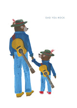 Load image into Gallery viewer, Dad You Rock Greetings Card