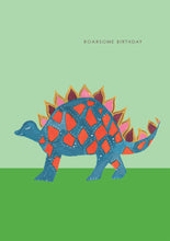 Load image into Gallery viewer, Dinosaur Roar  Children's Birthday Greetings Card