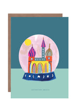 Load image into Gallery viewer, Globe Adventure Awaits Greetings Card
