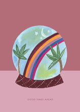 Load image into Gallery viewer, Globe Good Times Ahead Greetings Card