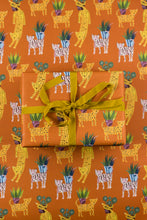 Load image into Gallery viewer, Botanical Tigers Luxury Gift Wrap ( Single Sheet)