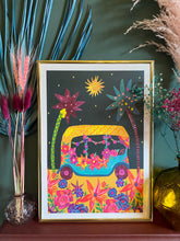 Load image into Gallery viewer, Sunshine Botanical Tuk Tuk A3 Art Print