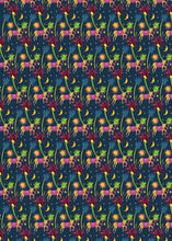 Load image into Gallery viewer, Midnight Stargazing Leopard Luxury Gift Wrap (Single Sheet)