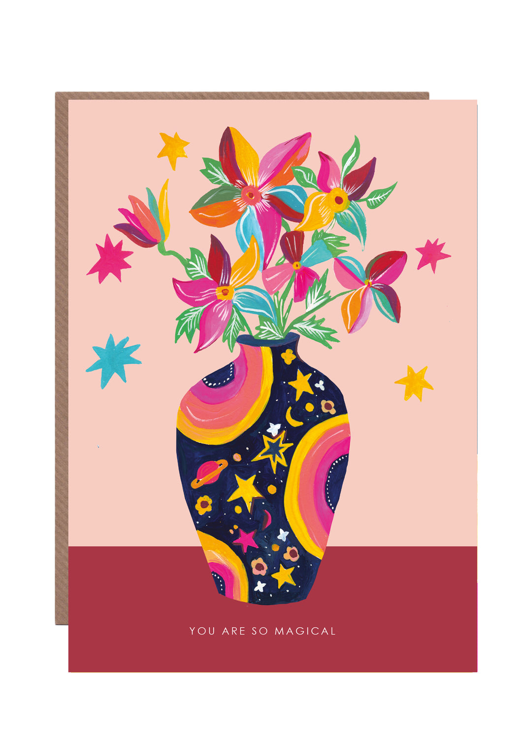 You Are So Magical Vase Greetings Card