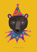 Load image into Gallery viewer, Magic Party Bear Birthday Greetings Card