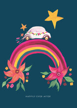 Load image into Gallery viewer, Wedding Rainbow Greetings Card