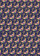 Load image into Gallery viewer, Santa on Moon Festive Gift Wrap (Single Sheet)