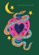 Load image into Gallery viewer, Snake Love Potion Greetings Card