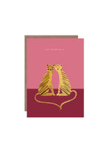 Load image into Gallery viewer, Tiger Just The Two Of Us Greetings Card