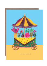 Load image into Gallery viewer, Botanical Flower Stand Birthday Greetings Card