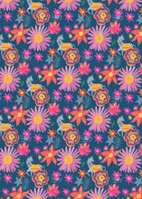 Load image into Gallery viewer, Zebra Flower Power Luxury Gift Wrap ( Single Sheet)