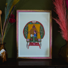Load image into Gallery viewer, Gypsy Fortune Teller Wagon A3 Print