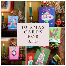 Load image into Gallery viewer, SALE LUCKY DIP XMAS CARDS- 10 Greetings cards for £10
