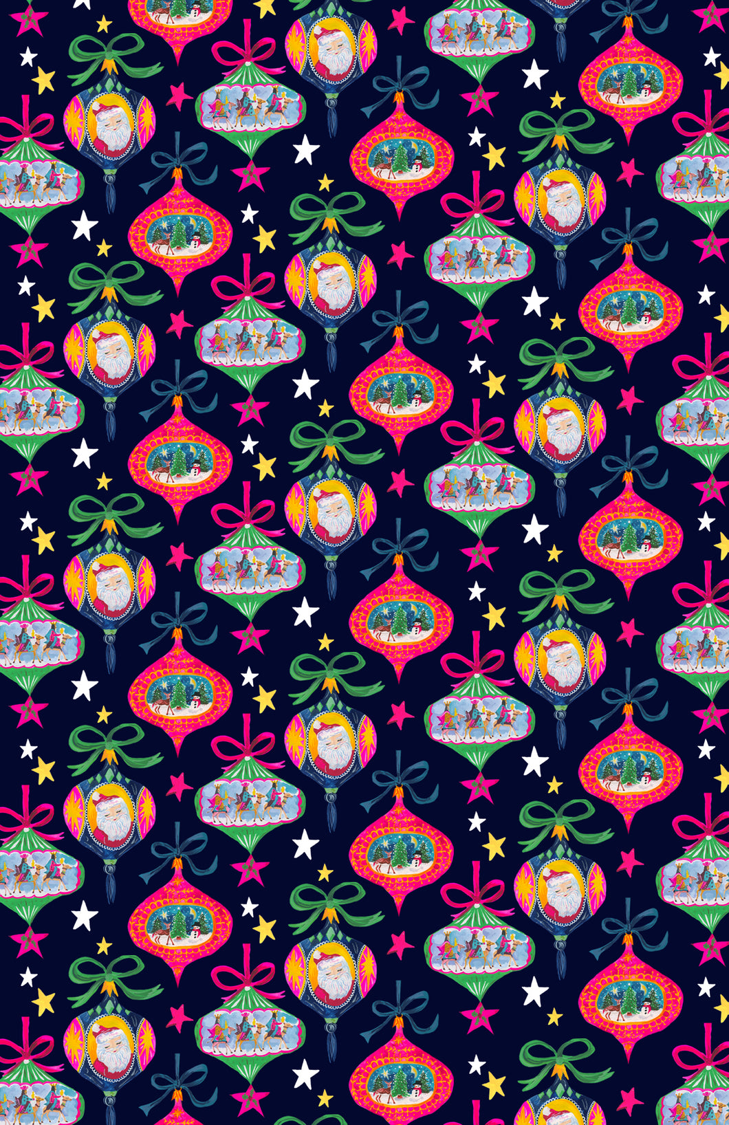 Magical Bauble Gift Wrap (Single Sheet)