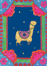 Load image into Gallery viewer, Border Alpaca Blank Greetings Card
