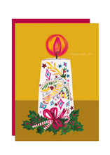 Load image into Gallery viewer, Candle Dove Christmas Card
