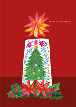 Load image into Gallery viewer, Candle Tree Christmas Card
