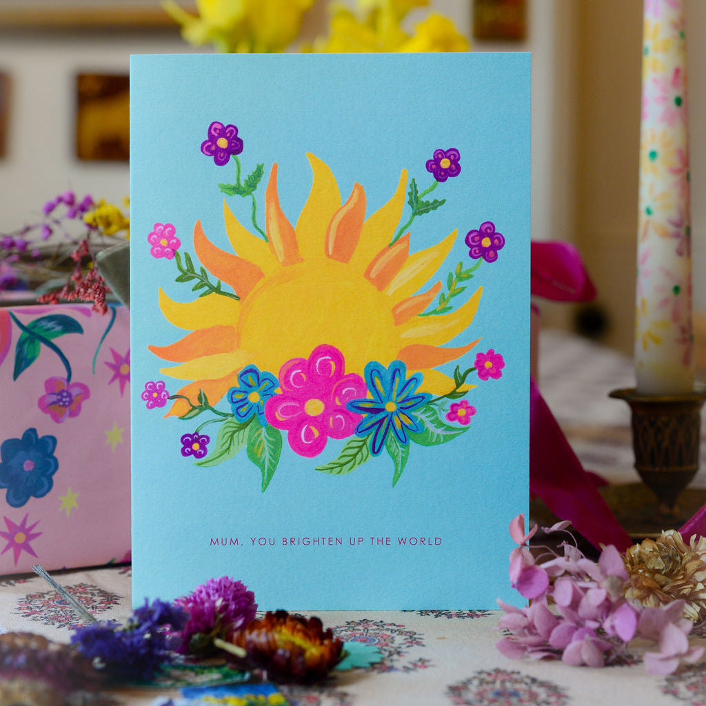 Mum Sunshine Greetings Card