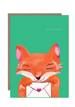 Load image into Gallery viewer, Fox Love you Always Greetings Card
