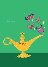 Load image into Gallery viewer, Magic Lamp Thank you Greetings Card
