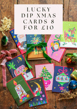 Load image into Gallery viewer, SALE LUCKY DIP XMAS CARDS- 8 Greetings cards for £10
