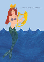 Load image into Gallery viewer, Magical Mermaid Birthday Greetings Card
