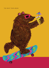 Load image into Gallery viewer, Papa Bear, Dad greetings card
