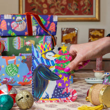 Load image into Gallery viewer, &#39;Magical Penguin&#39; Christmas Greetings Card 
