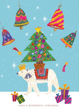 Load image into Gallery viewer, Polar Bear and Christmas Tree Card
