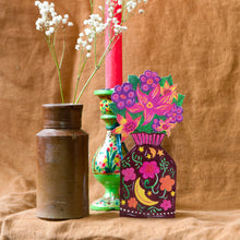 Load image into Gallery viewer, Magical Pop Up Moon Vase Greetings Card
