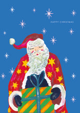 Load image into Gallery viewer, Santa with presents Christmas Card
