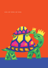 Load image into Gallery viewer, Tortoise Dad greetings card
