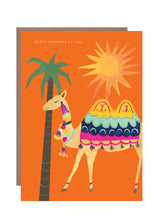 Load image into Gallery viewer, Summer Camel Birthday Greetings Card
