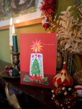 Load image into Gallery viewer, Candle Tree Christmas Card
