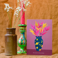 Load image into Gallery viewer, Cosmic Mum Greetings Card
