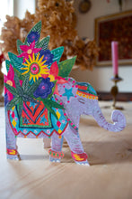 Load image into Gallery viewer, Elephant Parade die-cut Greetings Card
