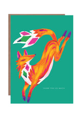 Load image into Gallery viewer, Fox Thank you Greetings Card
