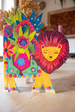 Load image into Gallery viewer, Lion Parade die-cut Greetings Card
