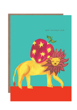 Load image into Gallery viewer, Lion Teacher Thank you Greetings Card
