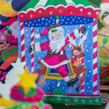 Load image into Gallery viewer, &#39;Magical Merry-Go Round Santa&#39; Christmas Greetings Card 

