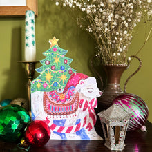 Load image into Gallery viewer, &#39;Magical Polar Bear&#39; Christmas Greetings Card  
