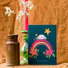 Load image into Gallery viewer, Wedding Rainbow Greetings Card
